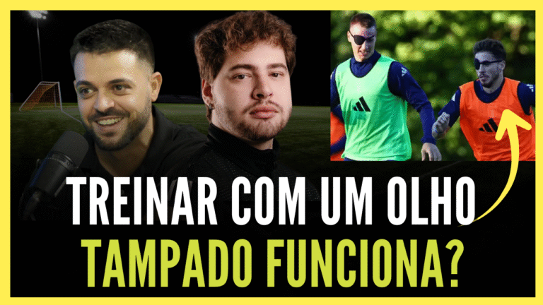 Treinar com um olho tampado melhora o desempenho no futebol?